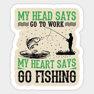 Go Fishing Sticker